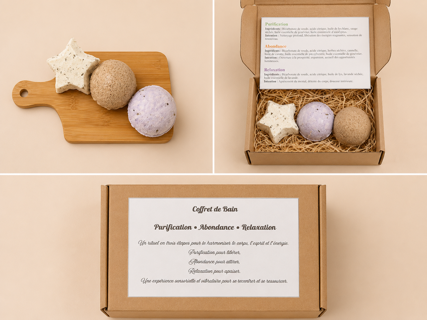 Coffret boules de bains