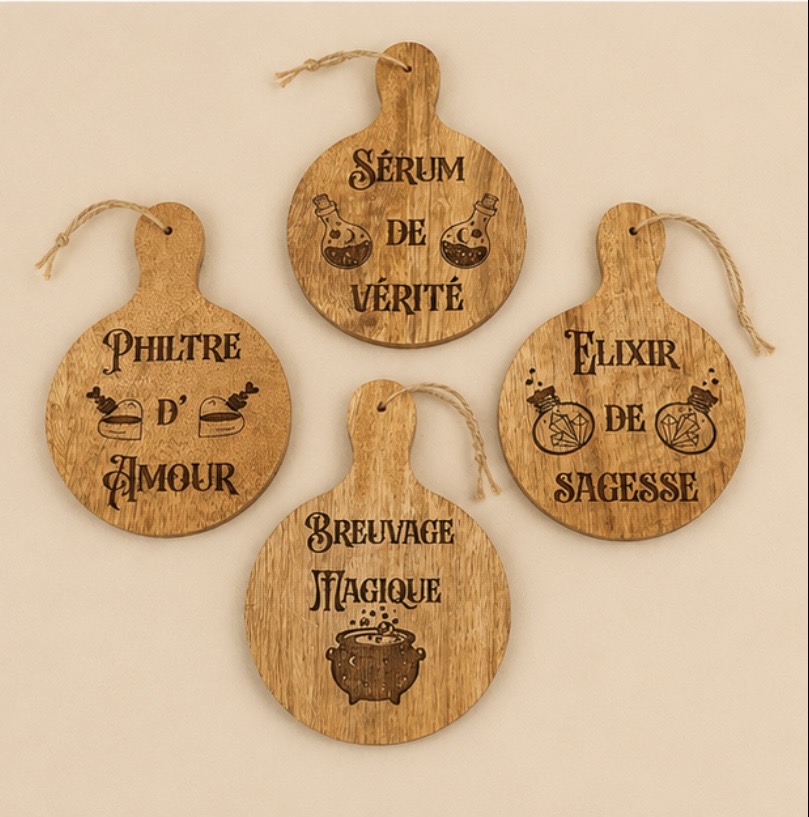 Lot de 4 dessous de verre