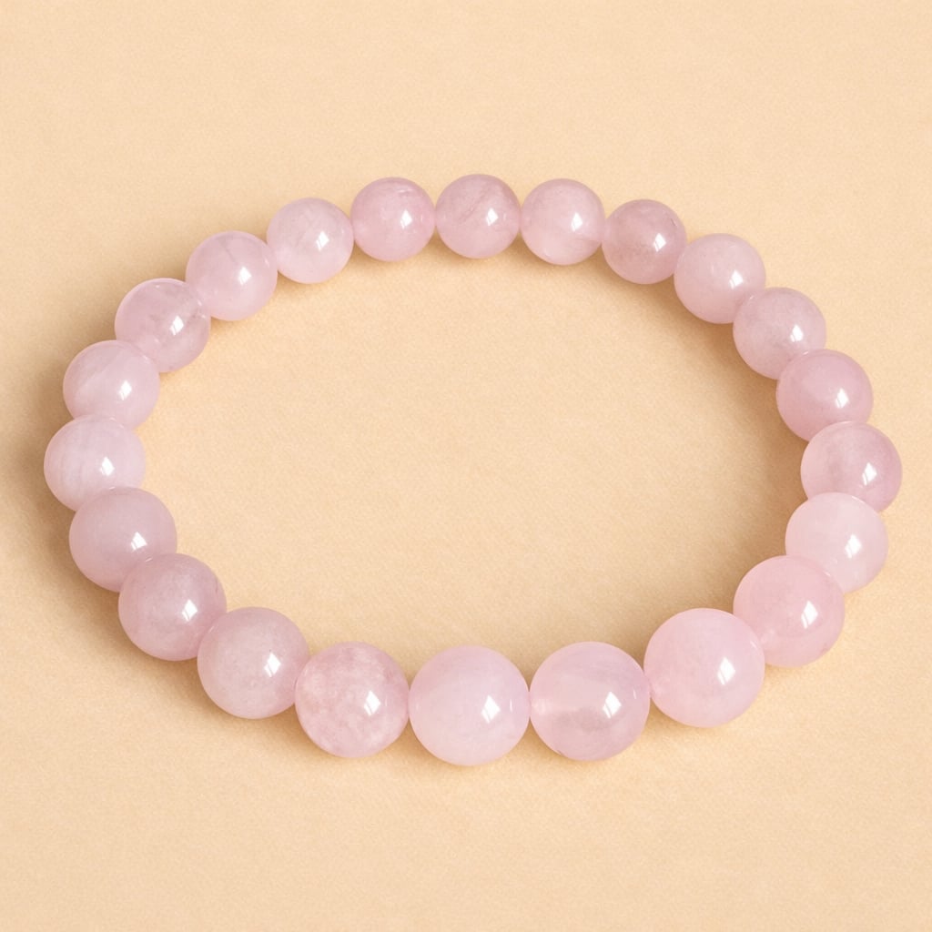 Bracelets en quartz rose