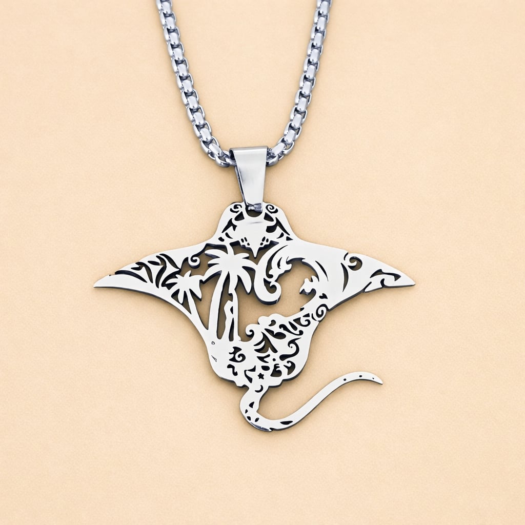 Collier raie manta