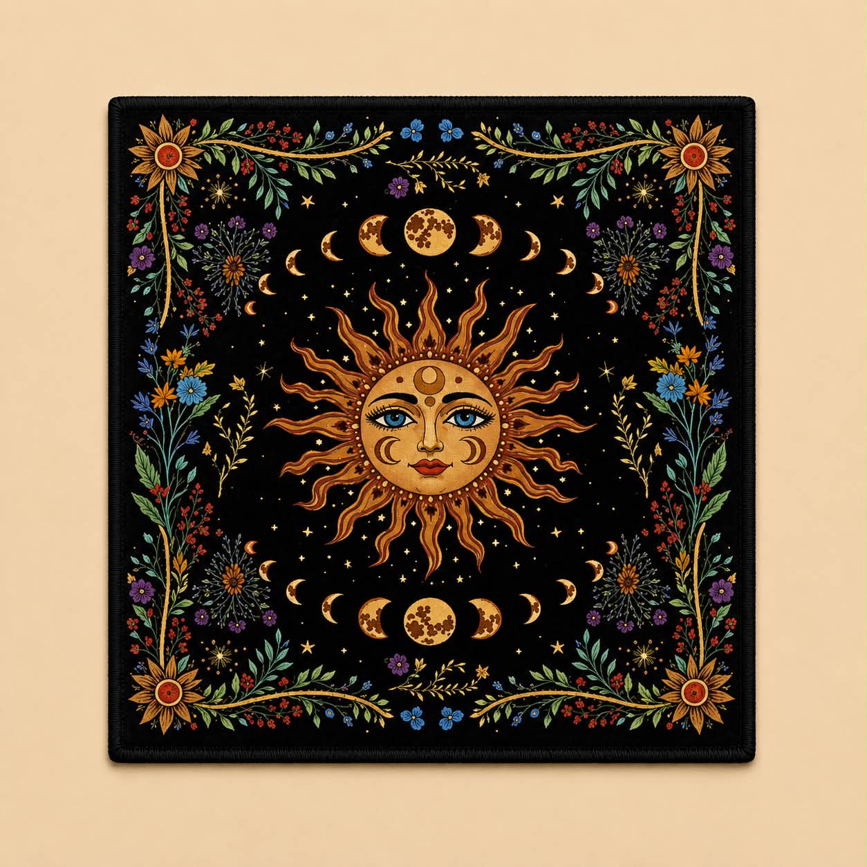 Nappe de Tarot Soleil & Lune –