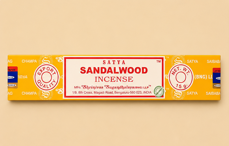 Encens Satya Sandalwood – Bois de Santal (15 g)