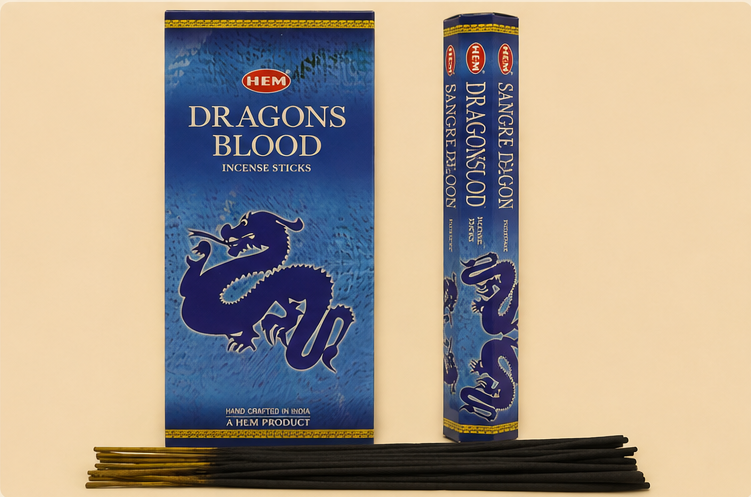 Encens HEM Sang du Dragon Bleu 20 bâtons