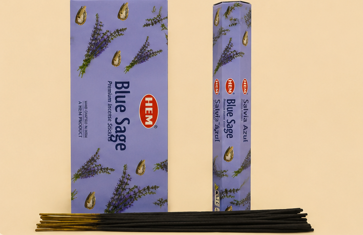 Encens HEM Sauge Bleue 20 bâtons